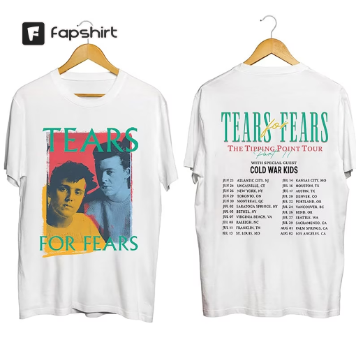 Tears for Fears The Tipping Point Tour 2023 Shirt, Tears for Fears Band Shirt, Tears for Fears Tipping Point Concert Shirt 2023