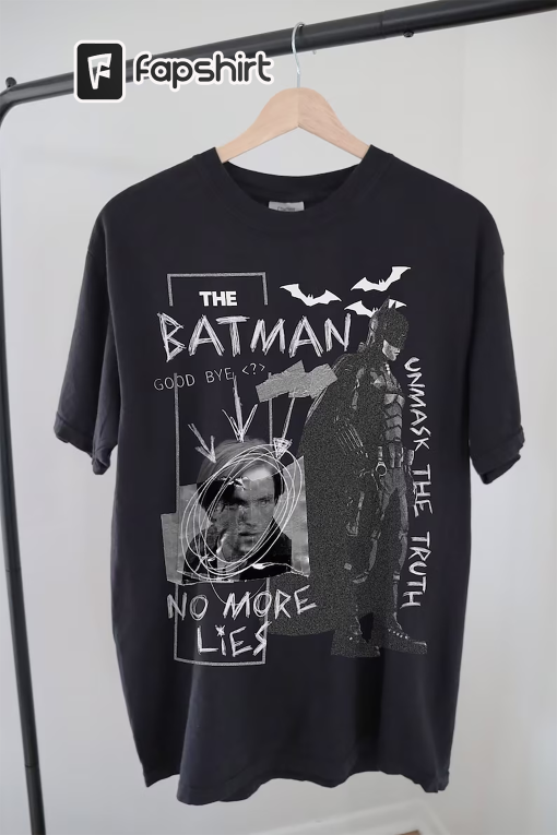 Vintage Styled The Batman T-Shirt, Robert Pattinson’s Batman Shirt, Comic book shirt, batman shirt