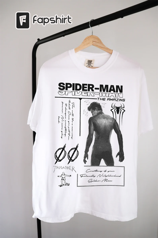 90s Styled The Amazing Spider-Man T-Shirt, Andrew Garfield Shirt, Spider-man shirt