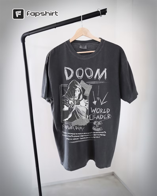 90s Retro Vintage Styled Doctor Doom Shirt, Comic Book Shirt, Vintage Streetwear Shirt, Doom Shirt