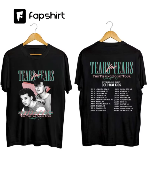 Tears for Fears The Tipping Point Tour 2023 Shirt, Tears for Fears Band Shirt, Tears for Fears Tipping Point Concert Shirt 2023