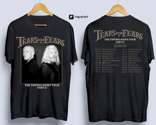 Tears for Fears The Tipping Point Tour 2023 Shirt, Tears for Fears Band Shirt, Tears for Fears Tipping Point Concert Shirt 2023