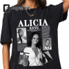 Alicia Keys World Tour Unisex Jersey T-Shirt. Front Side Only Alicia Keys Tee. Alicia Keys Gift Ideas.