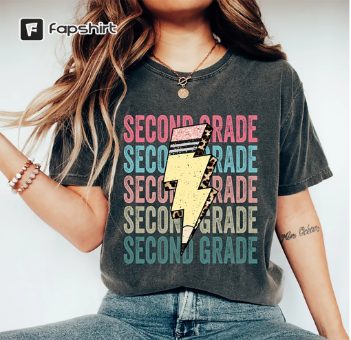 Second Grade Shirt, Second Grade Teacher Shirt, 2nd Grade Teacher Shirt, Grade 2 Teacher Shirt, Second Grade Teacher Gift, 2nd Grade Tees