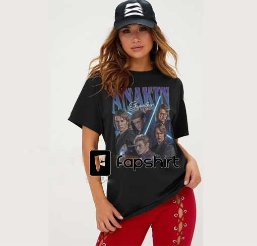 Anakin Skywalker shirt obi-wan retro 90s poster tee vintage style t-shirt