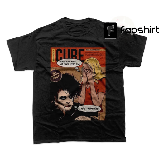 The Cure unisex T-Shirt – Wish Album Tee – Friday I’m In Love Song – Rock Music Band Merch – Printed Music Poster For Gift