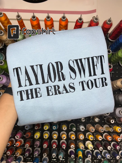 Fearless Eras Tour Taylor Swift Embroidered Sweatshirt or T Shirt | Fearless Taylor’s Version Merch, Swiftie Gift, Subtle Taylor Swift Merch