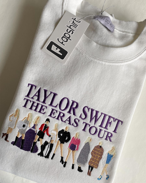 Taylor Swiftie The Eras Tour Embroidered Sweatshirt, In My Eras ERA embroidered Sweatshirt, Hoodie, Singer Embroidered