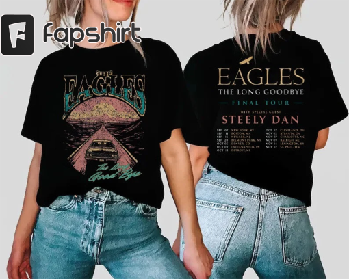 Vintage Eagles Band Shirt, Eagles The Long Goodbye Shirt, Eagles Finals Tour Shirt, Eagles Rock Band Tee