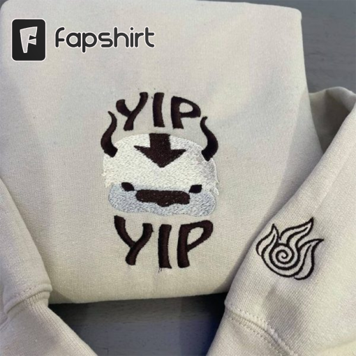 Flying Appa Avatar Embroidered Sweatshirt