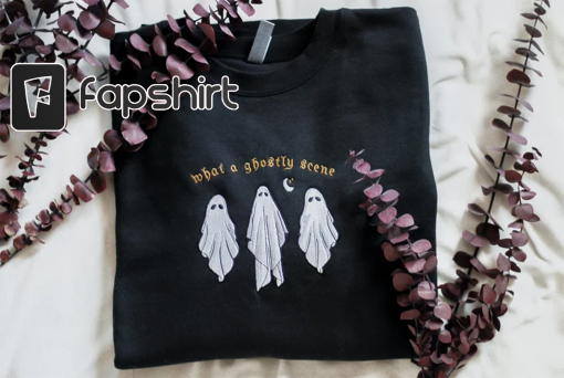 Can’t Go Back, I’m Haunted | Embroidered T-Shirt | Taylor Swift, Merch, Speak Now, Swiftie, Lyrics, Wonderstruck, Ghost, Halloween