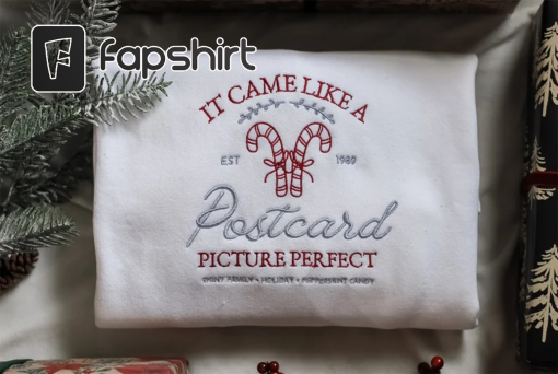 It came like a postcard | Embroidered Sweatshirt | Taylor Swift, Midnight Rain, Merch, Midnights, Swiftie, Christmas, Holiday