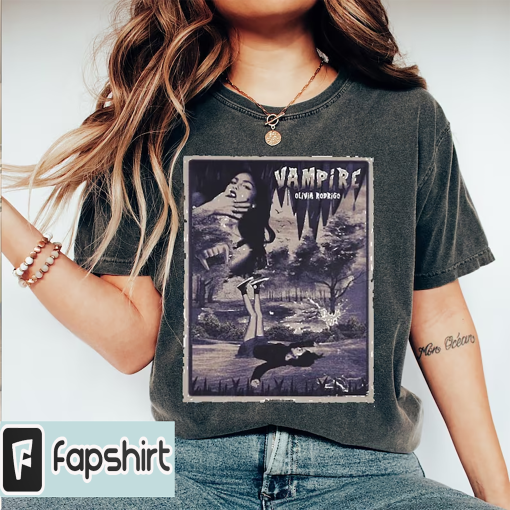 2023 New Single Vampire Olivia Rodrigo Shirt,Olivia Rodrigo Vampire Merch T Shirt ,Olivia Album Shirt