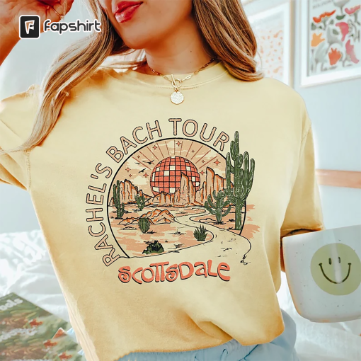 Custom Location Bachelorette Party Shirt, Disco Bach Tour Shirt, Scottsdale Bachelorette Shirts, Custom Bride Shirt, Western Bach Shirt