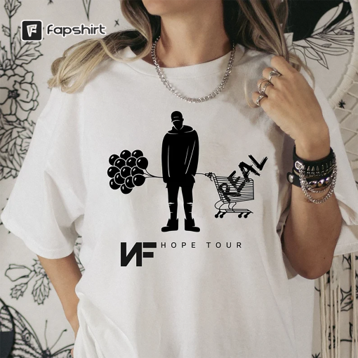 NF Hope Tour Shirt, Hope Album SWeatshirt, NF Hope SWeatshirt, NF Tour Shirt, 90s Bootleg Tee, Rapper Fan Shirt, 2023 Concert Shirt For Fan