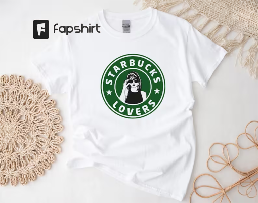 Taylor Swift “Starbucks Lovers” with Faux Signature on Back Unisex Heavy Cotton Tee