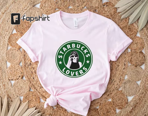 Taylor Swift “Starbucks Lovers” with Faux Signature on Back Unisex Heavy Cotton Tee