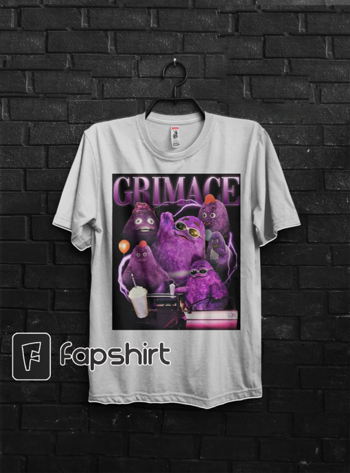 Retro Vintage Grimace Shake Shirt Funny Tik Tok Trend Meme,HBD Grimace Hilarious Tshirt,Grimace Survivor Appareal,Happy Birthday Grimace Tee