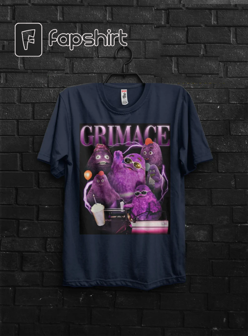 Retro Vintage Grimace Shake Shirt Funny Tik Tok Trend Meme,HBD Grimace Hilarious Tshirt,Grimace Survivor Appareal,Happy Birthday Grimace Tee