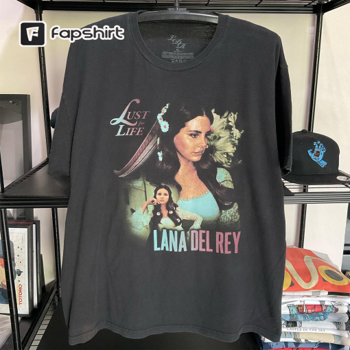 Lana Del Rey 2 side shirt, Vintage LANA Del Rey Merch, Oversized Shirt Lana Del Rey, Ultraviolence RETRO Lana Del Rey Band Gift For Fans