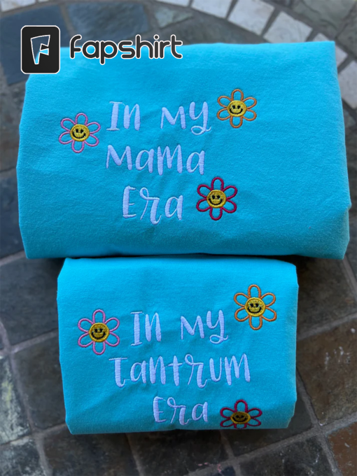 In My Mama Era Shirt, Mom Shirt, Gift For Mom, Trendy Mom Shirt, Cool Mom Shirt, Mama embroidered sweatshirt