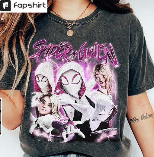 Spider Gwen Movie Stacy Spider Verse Shirt