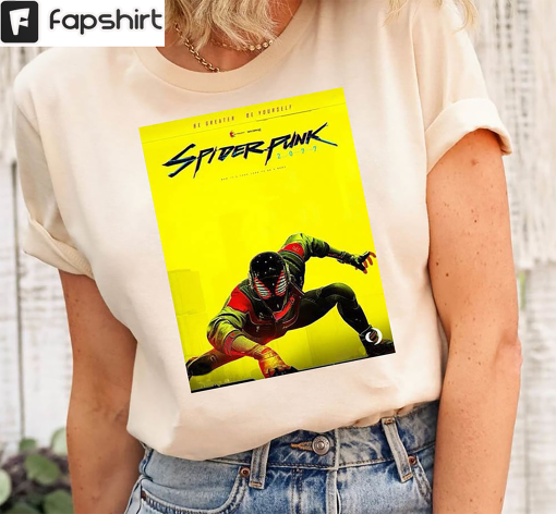 Spider Punk Funny Spider Man Shirt For Marvel Lover