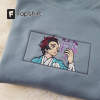 Anime Sp.y x fam.ily Anime Embroidered Sweatshirt, Anya Embroidered Sweatshirt/Hoodie, Anime Gift, Manga Fan Anime Embroidered Sweatshirt