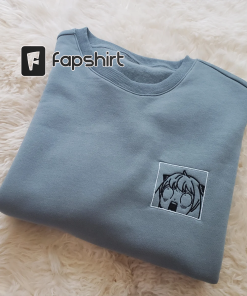 Anime Sp.y x fam.ily Anime Embroidered Sweatshirt,…