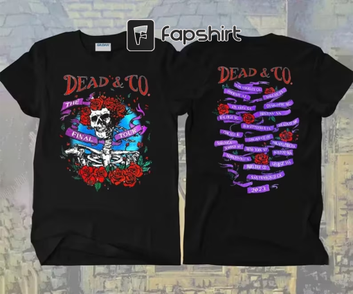 Dead & Co Merchandise The Final Tour 2023 T-Shirt, Dead and Company Summer Tour 2023 Shirt, Great Gift for Fan