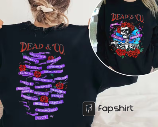 Dead & Co Merchandise The Final Tour 2023 T-Shirt, Dead and Company Summer Tour 2023 Shirt, Great Gift for Fan