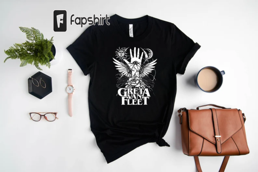 Greta Van Fleet Shirt, Retro Musical Shirt, Greta Van Fleet Rock Band Shirt, Boho Vintage Musician Shirt, Retro Greta Van Fleet T-shirt Tee