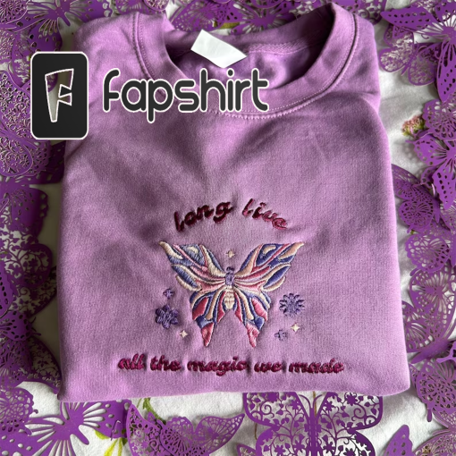 Long live embroidered sweatshirt/totebag/t-shirt/hoodie Birthday Gift For Fans