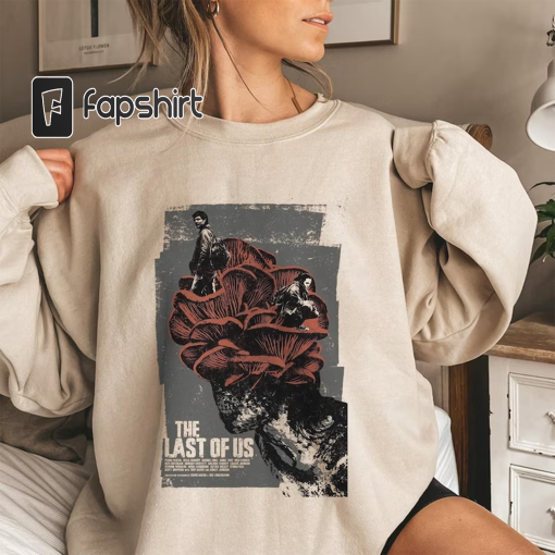 The Last of us retro shirt, The Last Of Us 90S Vintage Merch Book Art Crewneck