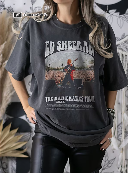 Comfort Color Ed Sheeran Shirt, Mathematics Tour Shirt, Ed Sheeran Concert shirts, The Mathematics World Tour Shirt, Ed Sheeran Fan Gift