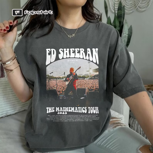 Comfort Color Ed Sheeran Shirt, Mathematics Tour Shirt, Ed Sheeran Concert shirts, The Mathematics World Tour Shirt, Ed Sheeran Fan Gift