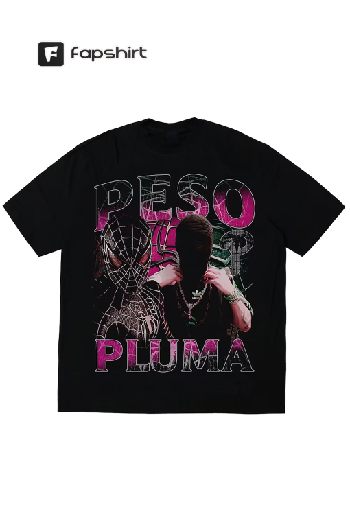 PINK SPIDER PESO Vintage T-Shirt, Music Tour 2023 retro Shirt, Peso Pluma Concerts music Tee, Peso Pluma World Tour 2023 Shirt