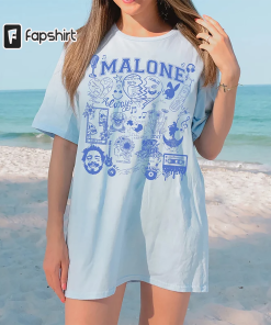 Post Malone Tattoo Art T Shirt, Posty…