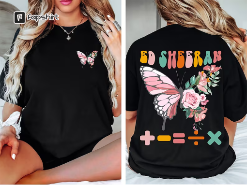 Butterfly Tshirt, The Mathematics World Tour Shirt, Custom Tshirt, Country Music Fan Shirt, 2023 Concert Shirt, Butterfly Equals Tour shirts