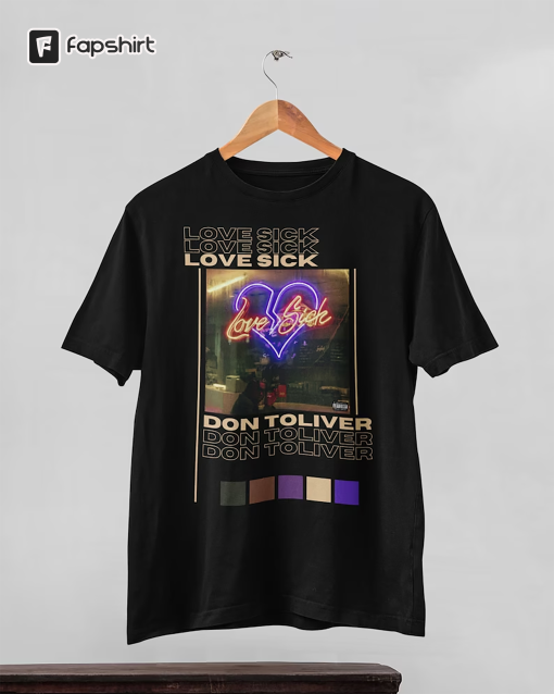 Don Toliver vintage shirt, Don Toliver shirt, love sick album shirt, Don Toliver graphic shirt