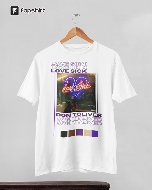 Don Toliver vintage shirt, Don Toliver shirt, love sick album shirt, Don Toliver graphic shirt