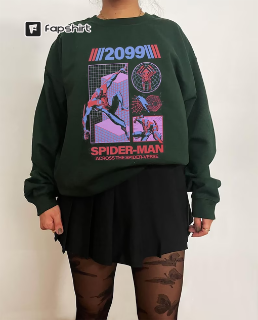 Spider-man 2099 Shirt, Retro Miguel O’Hara Shirt, I Love My Boyfriend Shirt, Spiderman Across the Spider Verse Shirt, Spider Punk Shirt, MCU