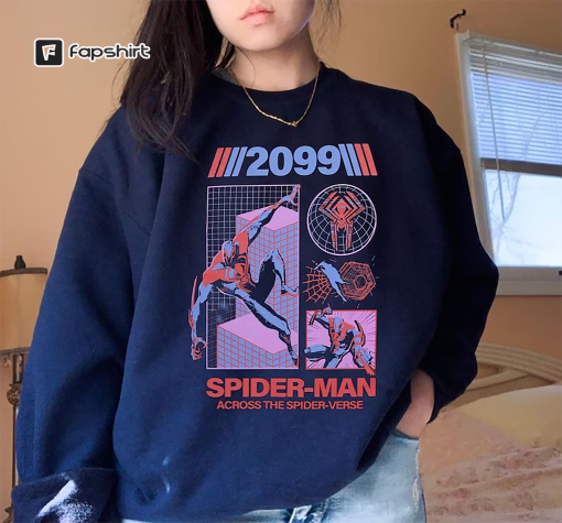 Spider-man 2099 Shirt, Retro Miguel O’Hara Shirt, I Love My Boyfriend Shirt, Spiderman Across the Spider Verse Shirt, Spider Punk Shirt, MCU