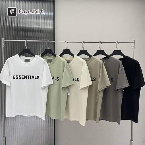 High Quality Essentials T Shirt, Essentials Fear Of God T Shirt, loose short-sleeve T-shirt for men and women, pure cotton, Streetwear