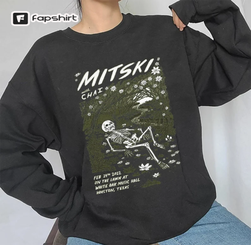 Mitski with Chai shirt, Gift For Him Her | Mitsk-i Concert Shirt | Pop Mi-tski Fans Hoodie | Vintage-Unisex Rock Sweatshirt