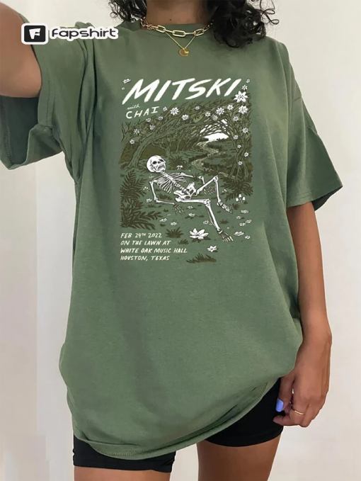 Mitski with Chai shirt, Gift For Him Her | Mitsk-i Concert Shirt | Pop Mi-tski Fans Hoodie | Vintage-Unisex Rock Sweatshirt