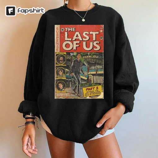 The Last Of Us Shirt, Comic Art Vintage Unisex Tee, Gift For Fan