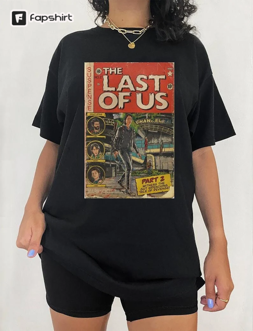 The Last Of Us Shirt, Comic Art Vintage Unisex Tee, Gift For Fan