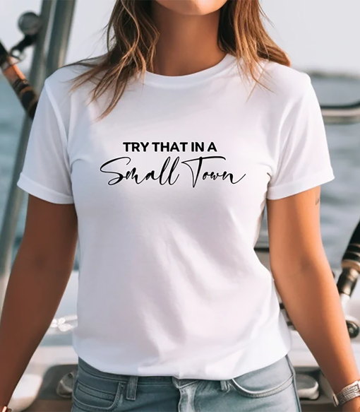 Jason Aldean, Try that in a small town, try that in a small town shirt,Lyric shirt, Jason Aldean tee, American Flag Quote, Country Musica