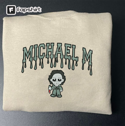 Michael Halloween Embroidered Shirt